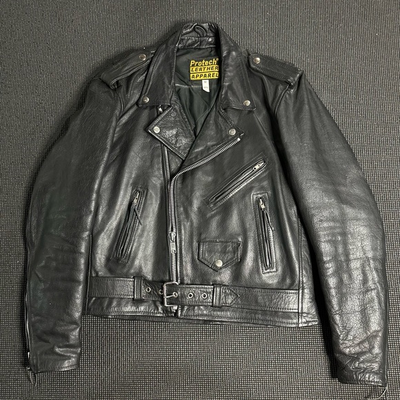 * Protech Leather Apparel Men’s Leather Jacket * - Picture 11 of 11